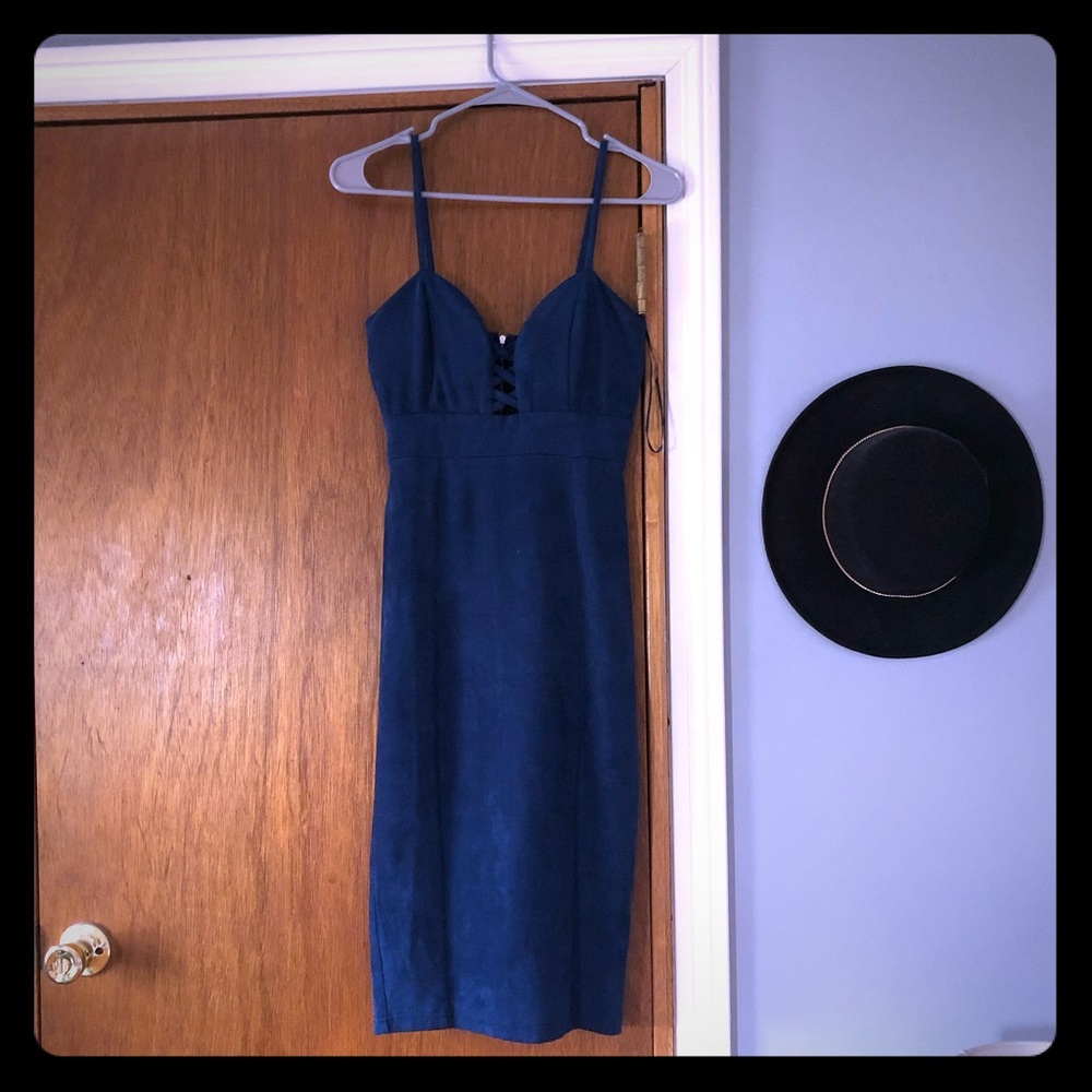 Fashion nova cross front midi dress